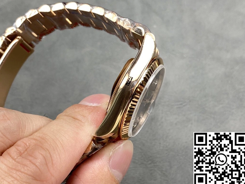 Chocalate 36mm Rolex v5 M128235-0037 QF Factory Date Day Steel Dial Tungsten 0105